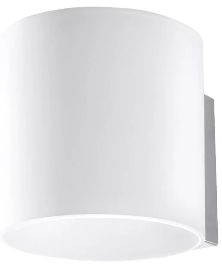 Nástenné svietidlo Vici, 1x biele kovové tienidlo