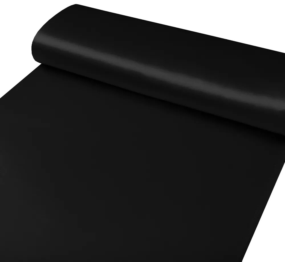 Biante Teflónový oválny obrus TF-108 Čierny bez vzoru 50x100 cm