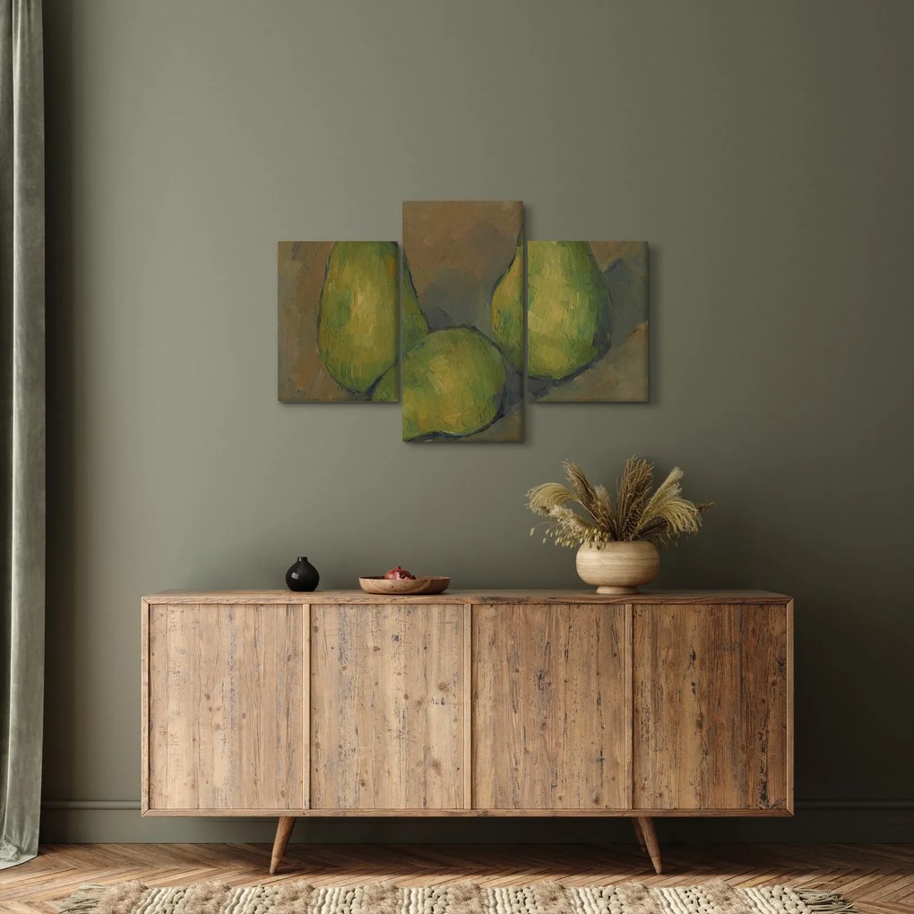 Obraz - Paul Cézanne, Three Pears, reprodukcia (90x60 cm)