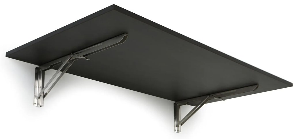 Sklápací stôl na stenu, 120x60 cm, nosnosť 30 kg, wenge