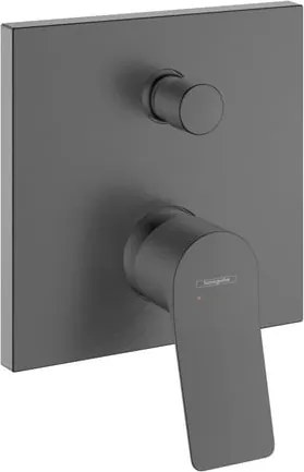 Hansgrohe Vivenis vaňová batéria bez podomietkového telesa kartáčovaný čierny chróm 75415340