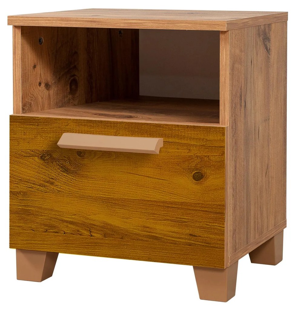 Nočný stolík Nudava 10 (borovica atlantická). Akcia -18%. Vlastná spoľahlivá doprava až k Vám domov. 1094387