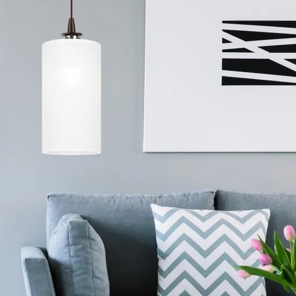 LED Luster na lanku NOEL MINI 1xE27/60W/230V biela