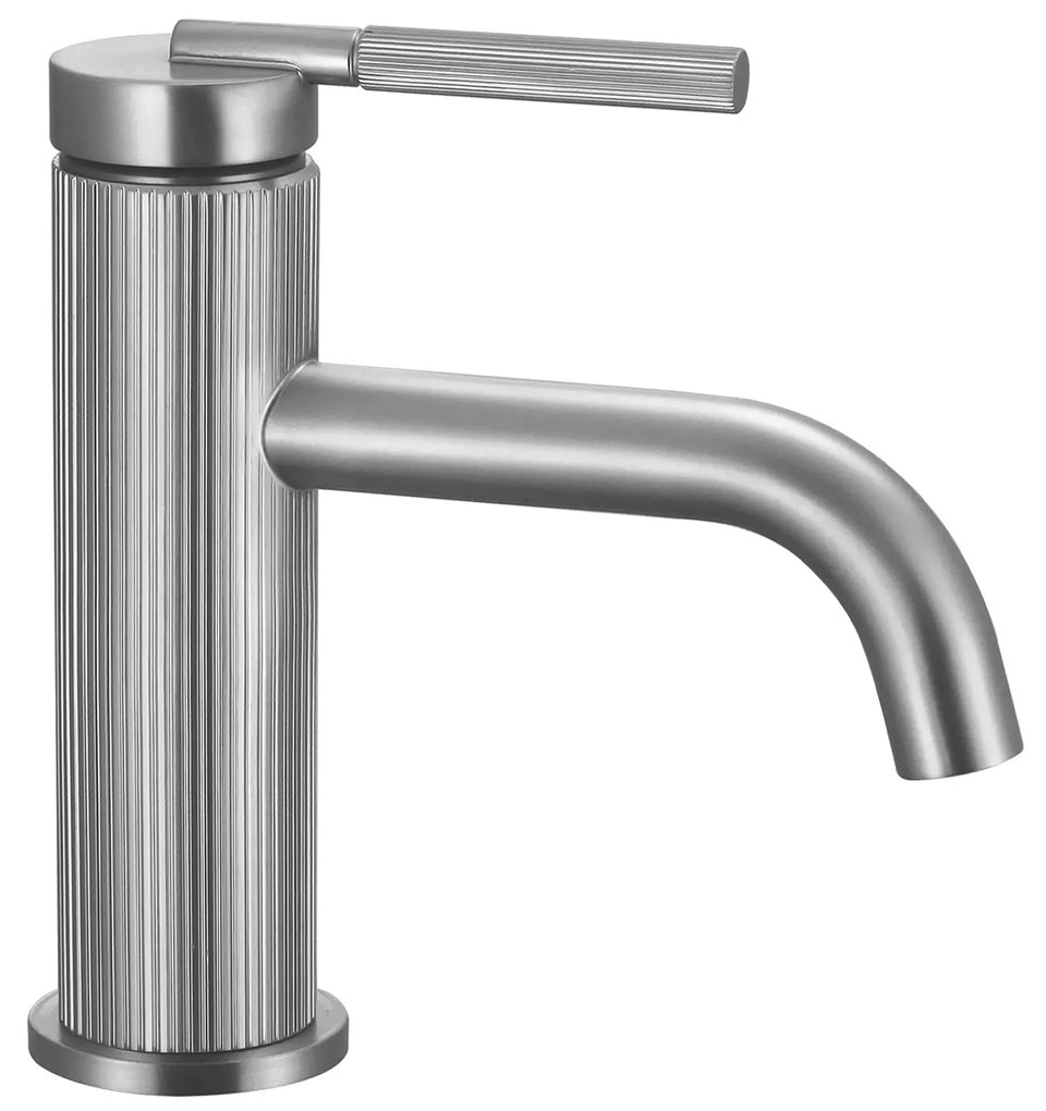 Rea Argon, umývadlová batéria h-165, brúsená oceľ, REA-B6449