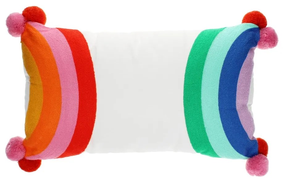 Detský vankúšik s prímesou bavlny 50x33 cm Rainbow – Rex London