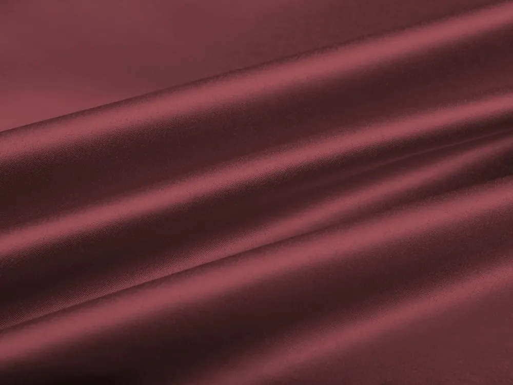 Biante Saténový behúň na stôl polyesterový Satén LUX-007 Vínový 35x180 cm