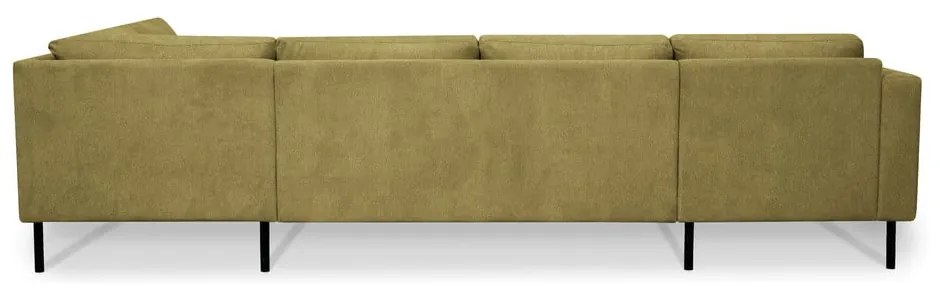 Rohová pohovka v horčicovej farbe (pravý roh/do "U") Hero – Scandic