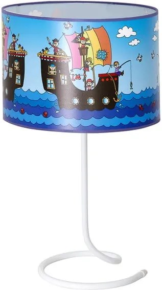 Detská stolová lampa Glimte Pirates Blue