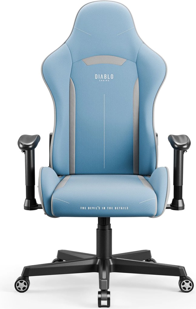 Textilné herné kreslo Diablo X-Starter modré