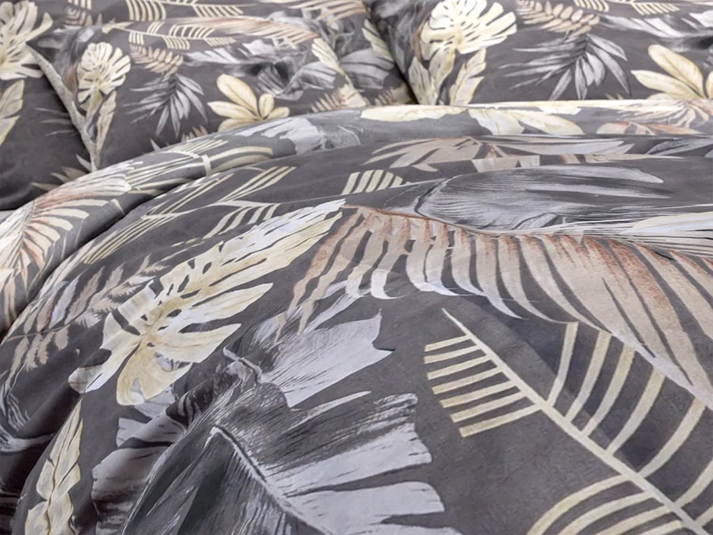 Obliečky z mikrovlákna LUVIO sivé hotelová kapsa Rozmer obliečky: 70 x 90 cm | 140 x 220 cm