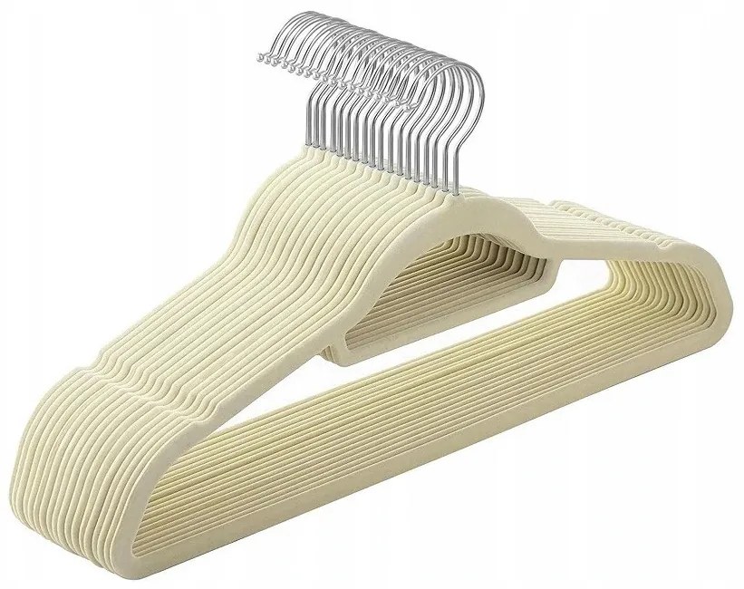 Set 20 ramínek oblečení Loras béžový