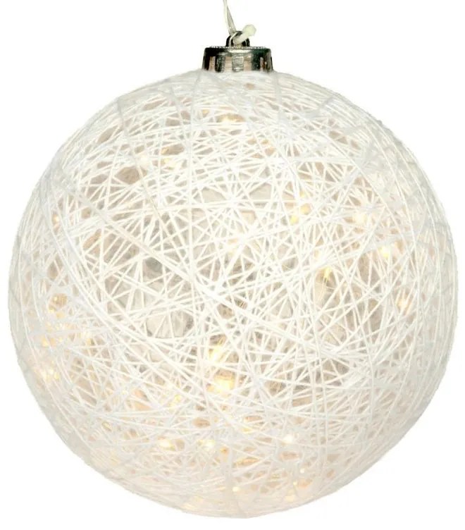 Nexos 64267 Svietiaca guľa - 30 LED, teple biela