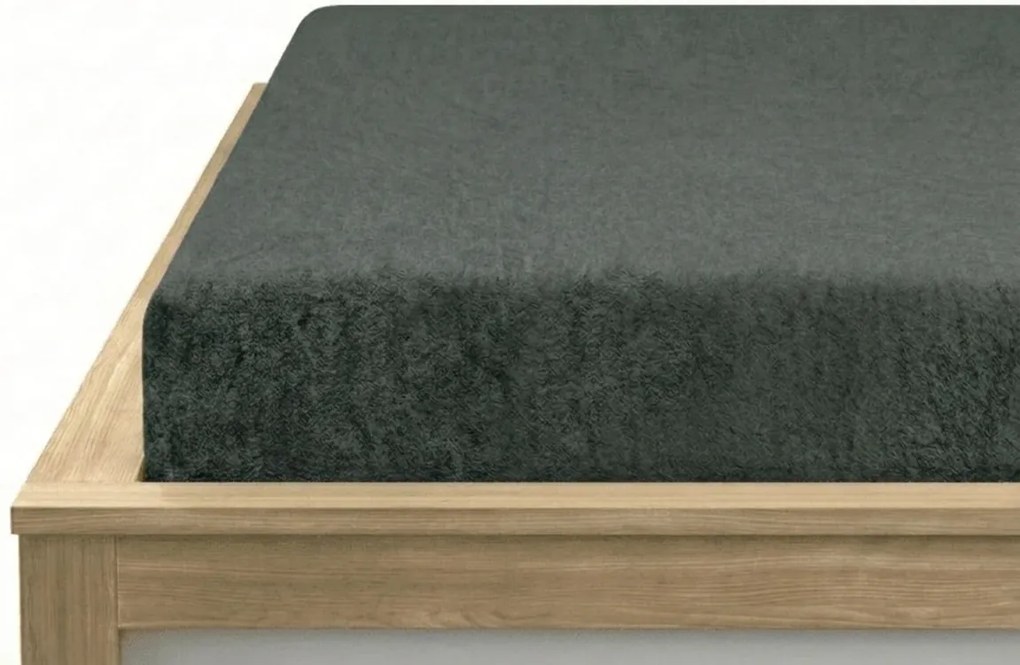Froté plachta EXCLUSIVE zelenosivé 200x220 cm