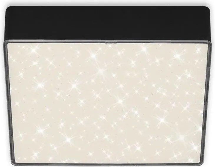 Briloner 7076-415 - LED Stropné svietidlo STAR SKY LED/11W/230V 15x15 cm čierna