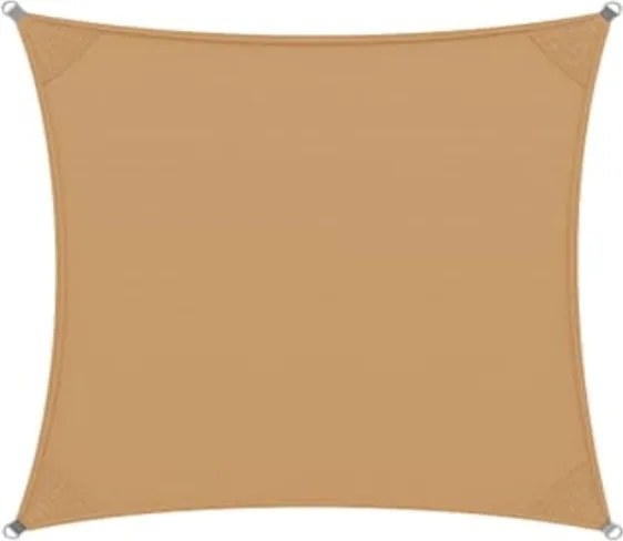 Tieniaca plachta štvorec 5x5m 10189 piesková 200g/m
