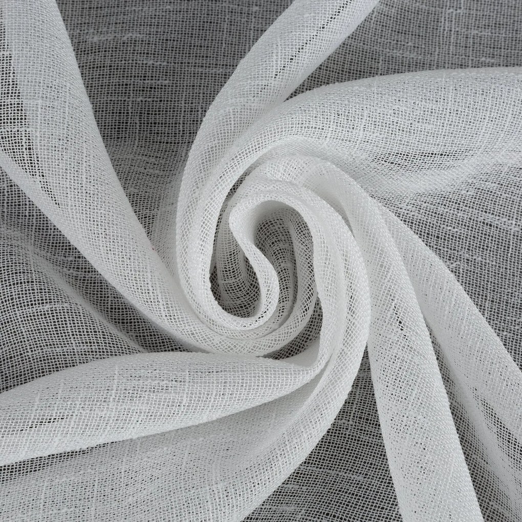 ZÁCLONA NA KRÚŽKOCH LEXY 140X250 CM BIELA