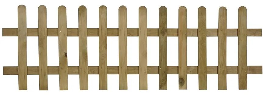 Drevený plot CAN CAN rovný 180x60 mm