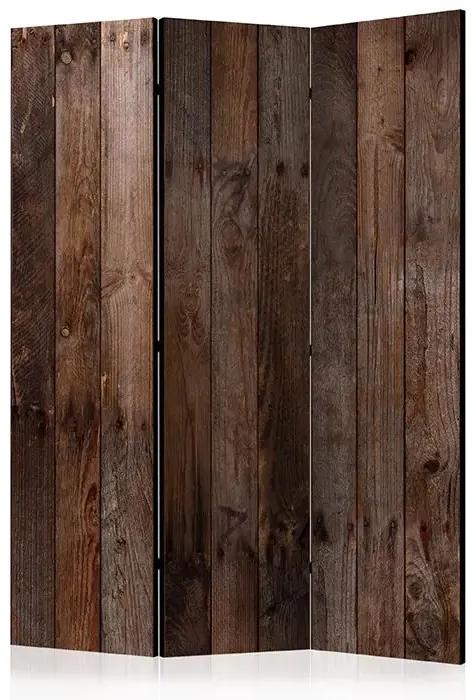 Paraván - Wooden Hut [Room Dividers] Veľkosť: 135x172, Verzia: Obojstranný
