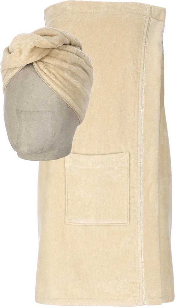 XXXLutz SADA FROTÉ UTERÁKOV, svetlohnedá Vossen - Kúpeľňový textil - 003355070501