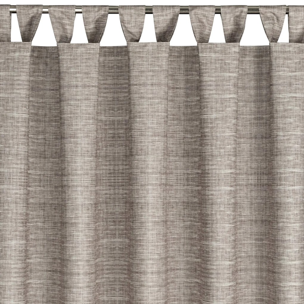 ZÁHRADNÝ VODEODOLNÝ ZÁVES NA PÚTKACH GARDEN 155X240 CM HNEDÁ