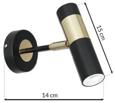 LED Nástenné bodové svietidlo DALLAS 1xGU10/3W/230V