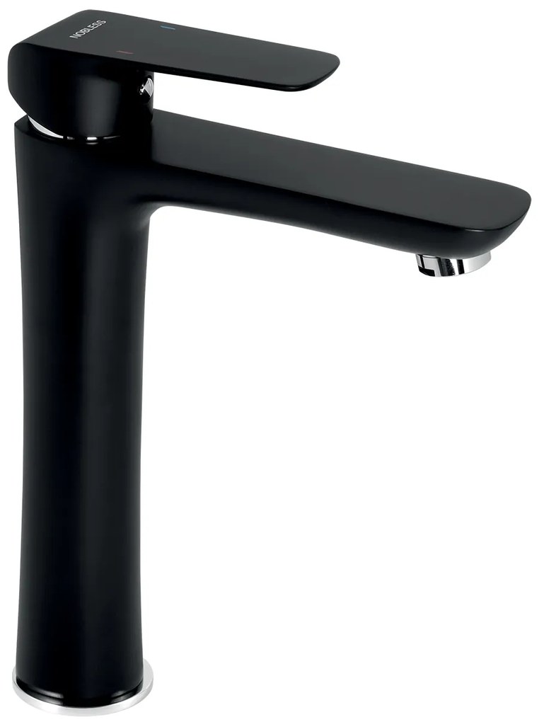 Novaservis Tina, Vysoká umývadlová batéria bez odpadovej súpravy čierna, 38501/1,5