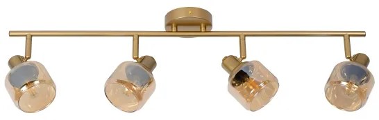 Lucide 77979/04/02 - Bodové svietidlo BJORN 4xE14/40W/230V zlatá