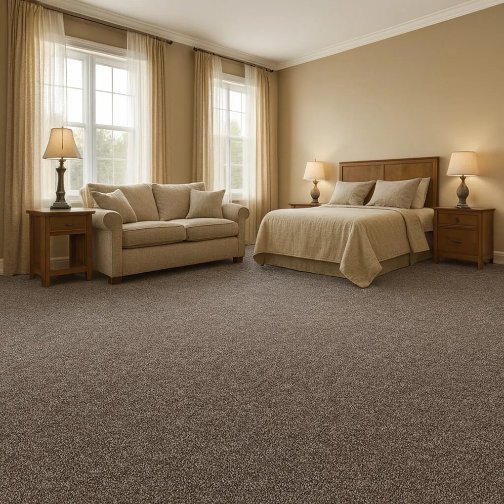 Ideal, Koberec metráž Metro 5202, na mieru, šíře 3m,4m, šedá, filc, chodba / predsieň