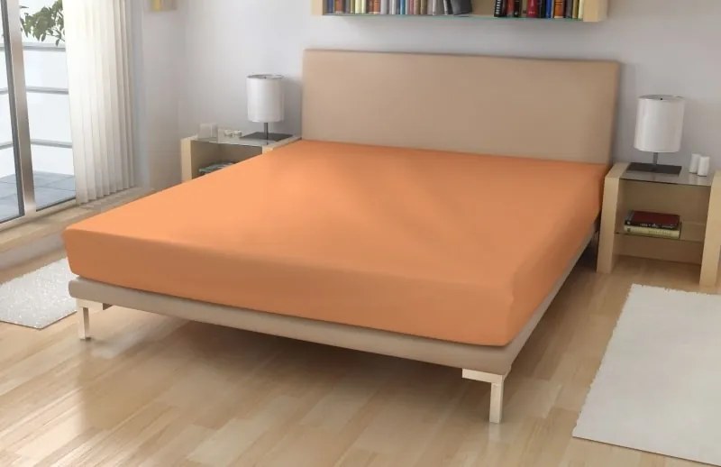 Polášek Jersey plachta s elastanom - Modrá | 90 x 200 cm