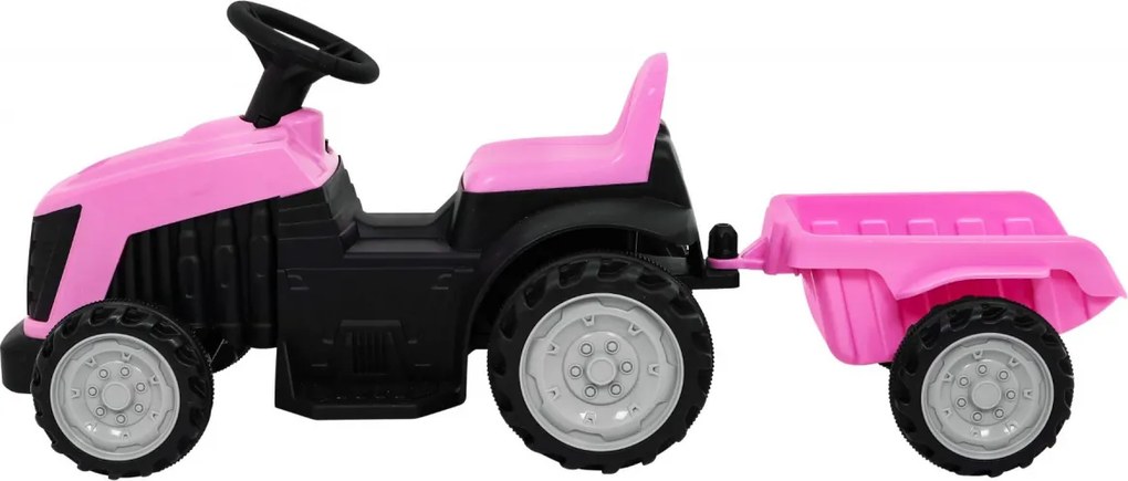 Ramiz Traktor s prívesom ružový