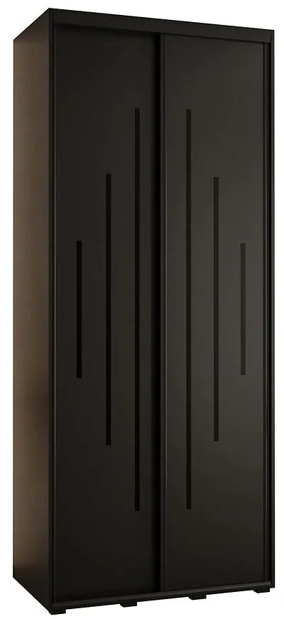 Skriňa 45 Canaris 12 120 čierna/čierna