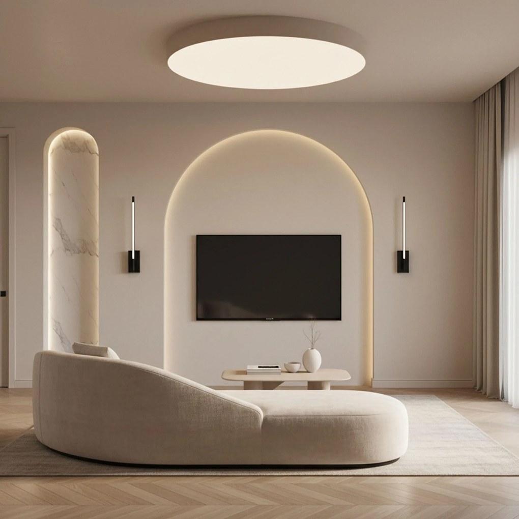 Toolight Toolight, LED nástenné svietidlo 4W, 1000lm, 4000K, APP1798-W, čierna matná, OSW-08979