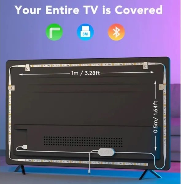 Govee - SMART LED RGB podsvietenie pre TV 46-60"