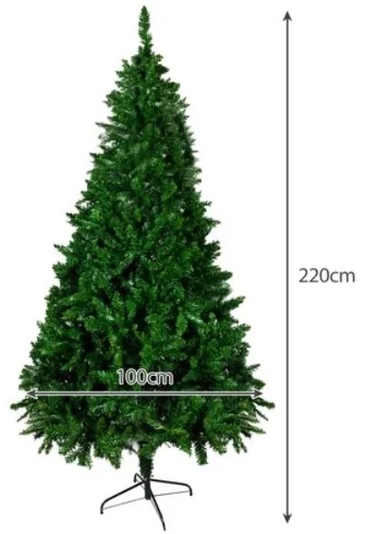 Ruhhy 22318 Umelý vianočný stromček 220 cm jedľa