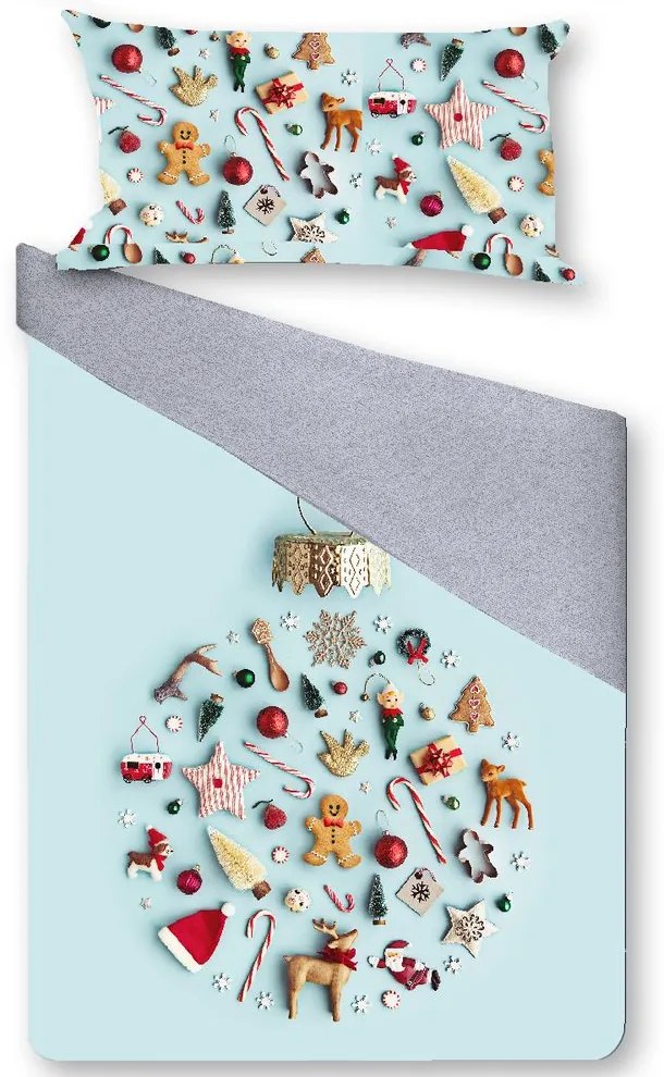 Gipetex Natural Dream 3D talianská obliečka 100% bavlna Decorazioni - 140x200 / 70x90 cm