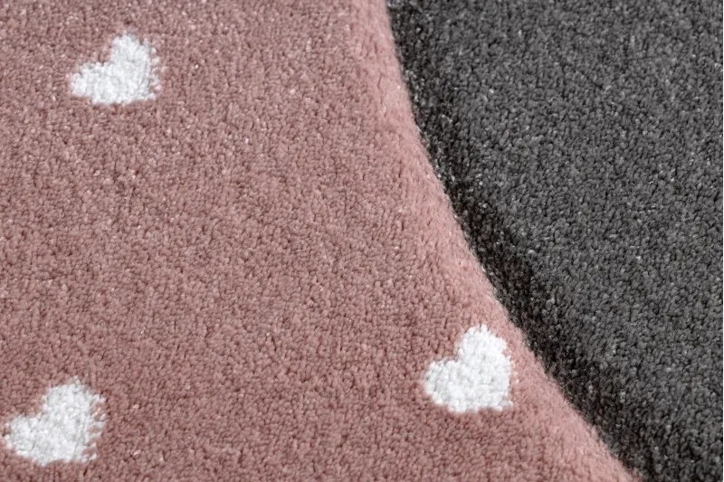 Dywany Łuszczów Detský kusový koberec Petit Flamingos hearts pink - 160x220 cm