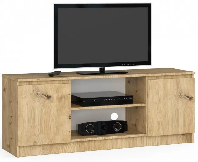 Stolík pod TV RTV 140 2D 1P dub artisan