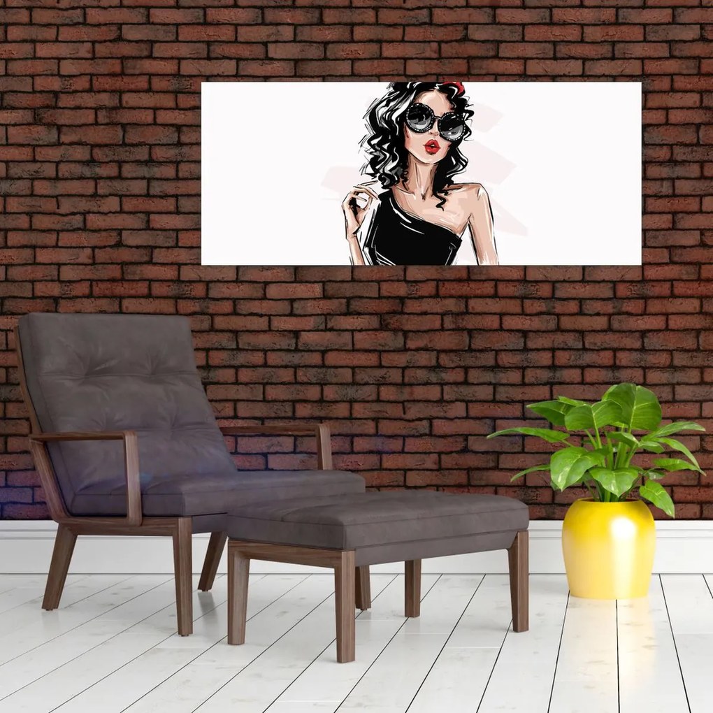Obraz - Fashion woman (120x50 cm)