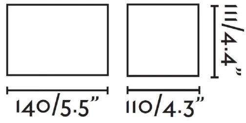 FARO 70687 - LED Vonkajšie nástenné svietidlo SUNSET 2xLED/3W/230V IP54