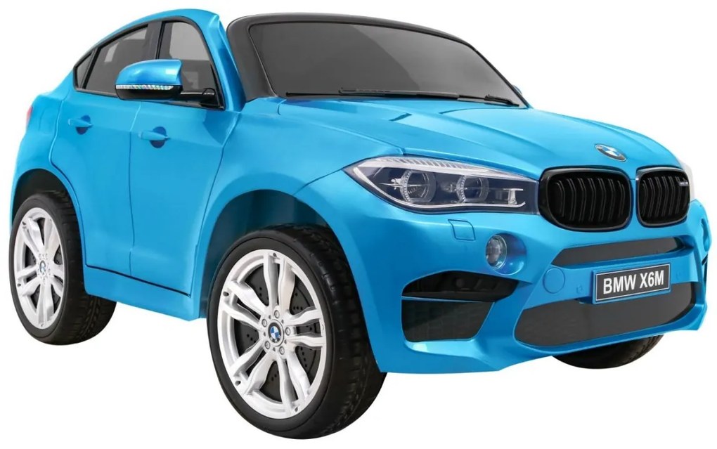 RAMIZ ELEKTRICKÉ AUTÍČKO BMW X6 - DVOJMIESTNE - LAKOVANÉ - MODRÉ - 12V/10 Ah - 2 x 12V / 120W / 20000RPM - 2023