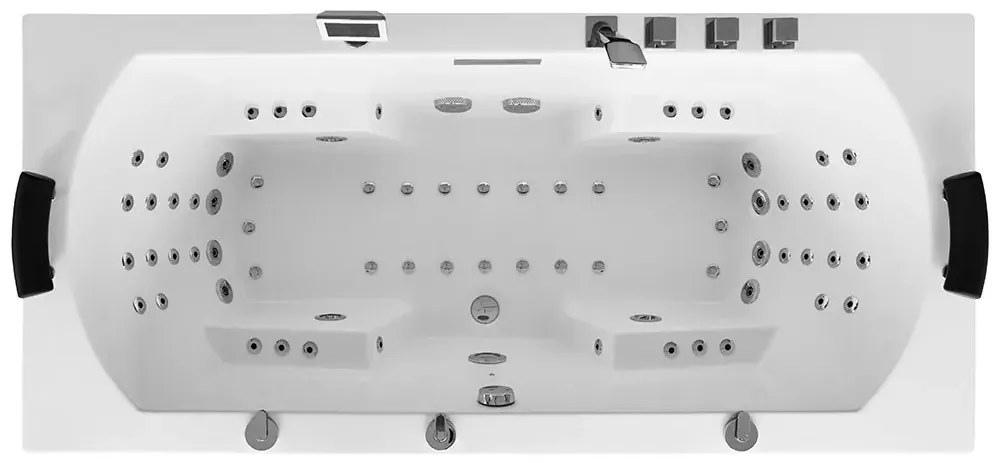 M-SPA - Kúpeľňová vaňa s hydromasážou 200 x 90 x 70 cm (MSPA0013A)