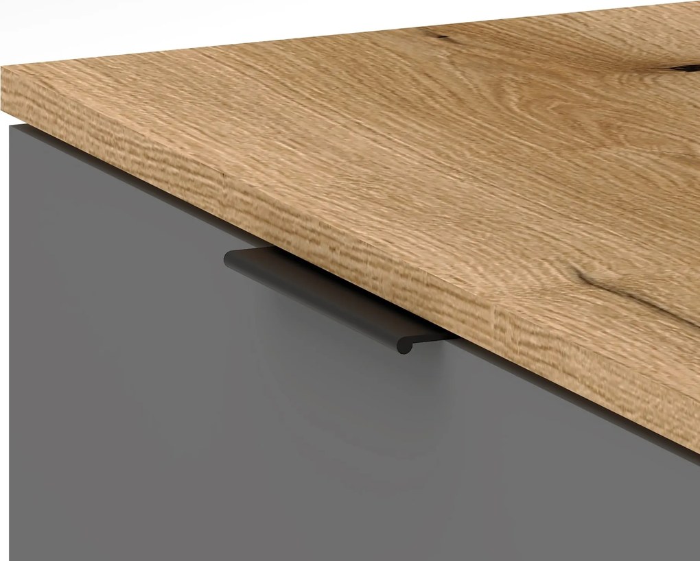 Předsíňová stěna Nordic 65 cm dub Evoke/grafit