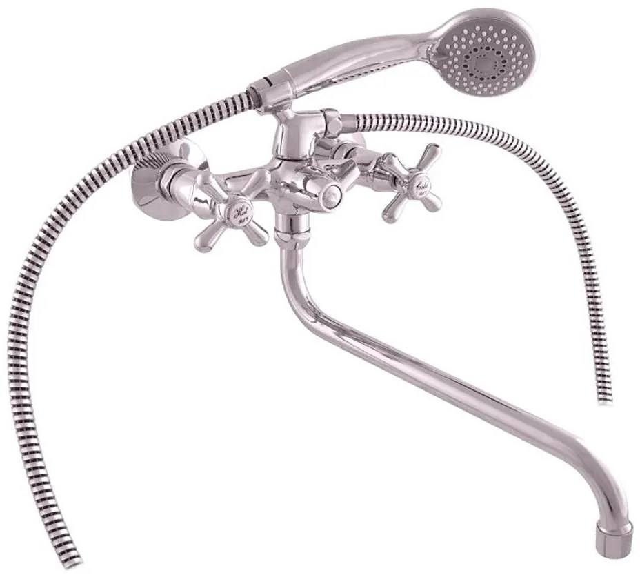 RAV Slezák MK153.5/1 - Vaňová súprava s batériou MORAVA lesklý chróm