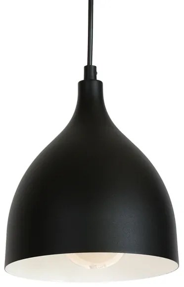 Luster na lanku NOAK 1xE27/15W/230V čierna