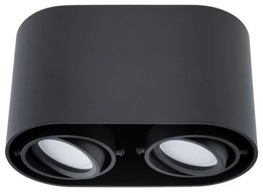 Bodové svietidlo SIROK 2xGU10/30W/230V čierna