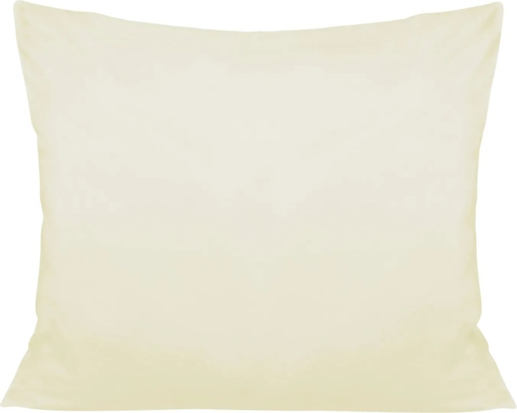 SATÉNOVÁ DEKORAČNÁ OBLIEČKA NA VANKÚŠ SATYNLOVE 40X60 CM KRÉMOVÁ