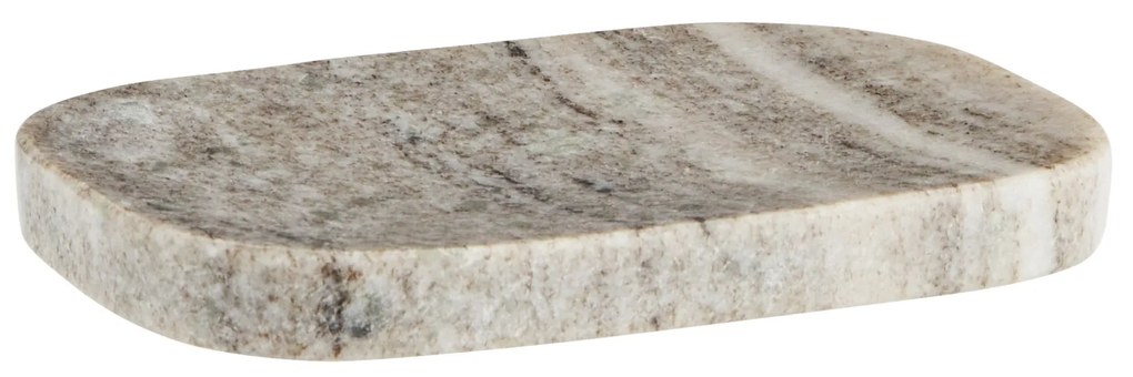 MADAM STOLTZ Mramorová mydelnička Beige