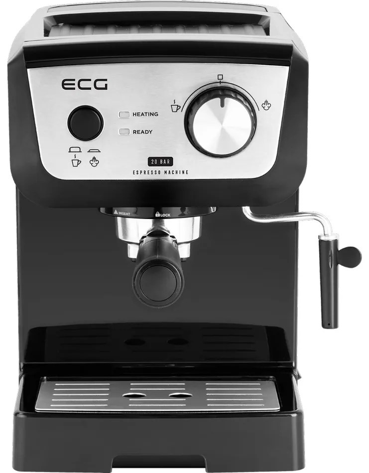 ECG ESP 20101 pákový espresso kávovar Black