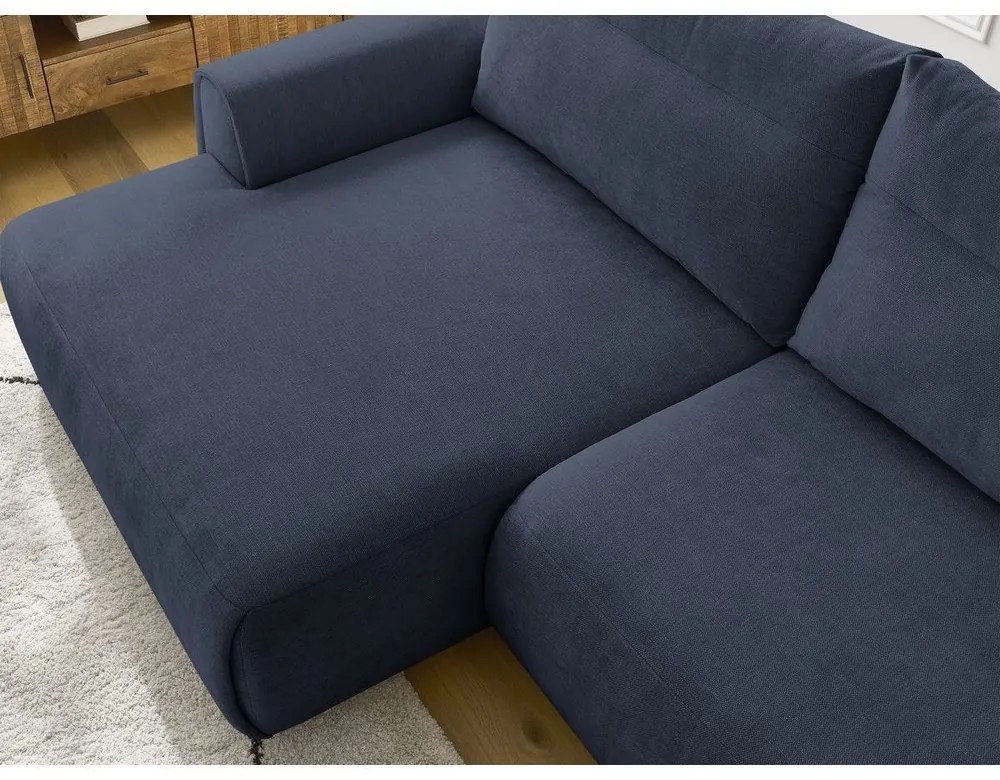 Tmavomodrá rohová pohovka Aden – Bobochic Paris