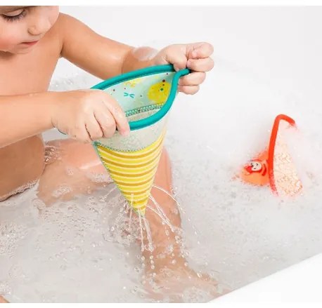 Lilliputiens – 3 plávajúce lodičky – hračka do vody